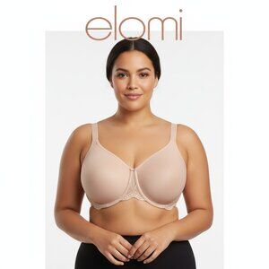 Elomi Charley Bandless Spacer T-Shirt Bra Tan 38K